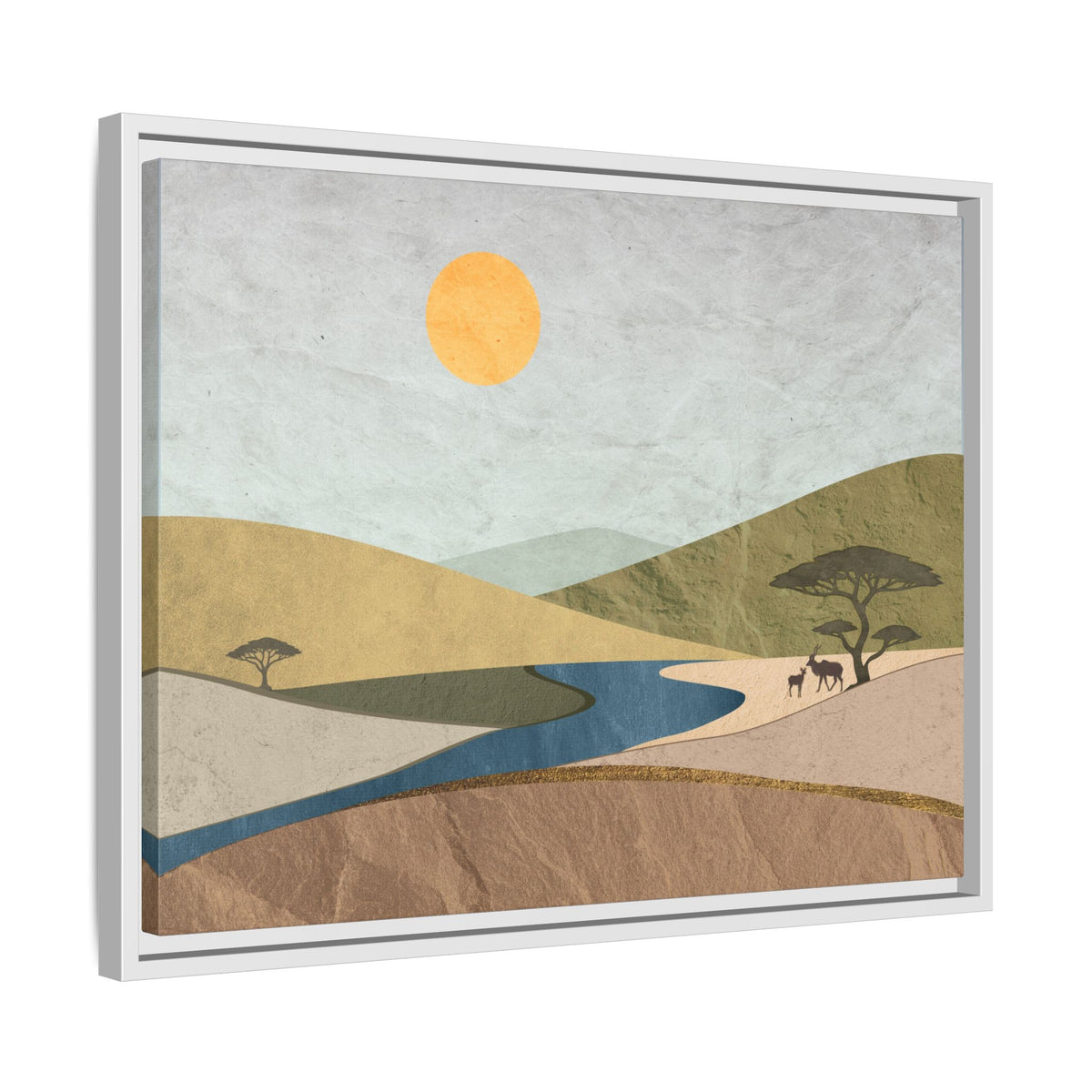 ILANGA 02 – Riverbed Antelope Canvas Wall Art