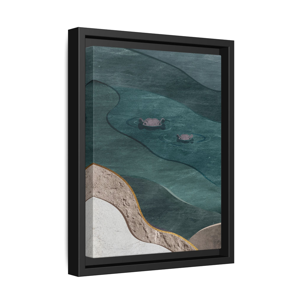 IMVUBU – Hippo Canvas Wall Art