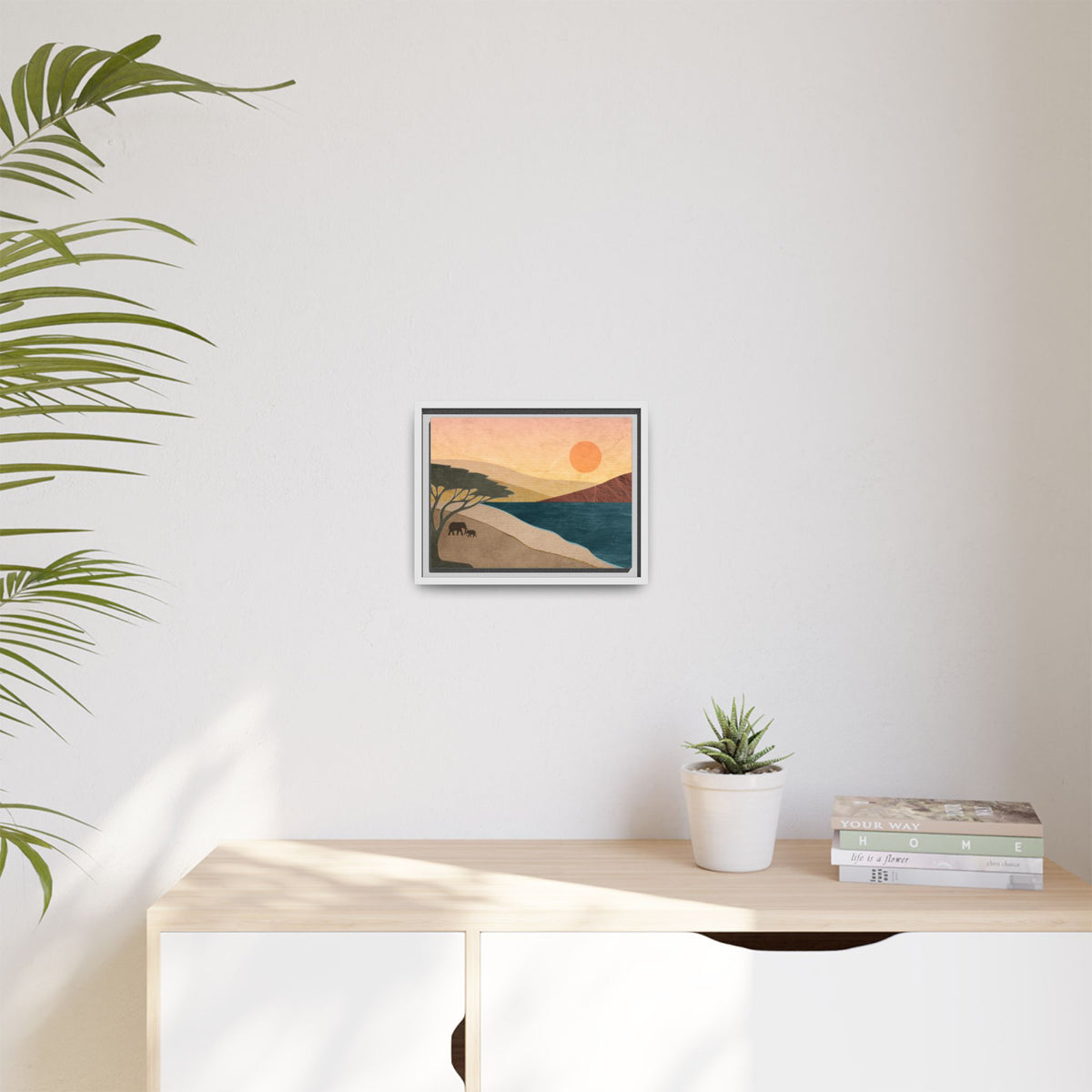 ILANGA 04 – Shoreline Elephant Canvas Wall Art