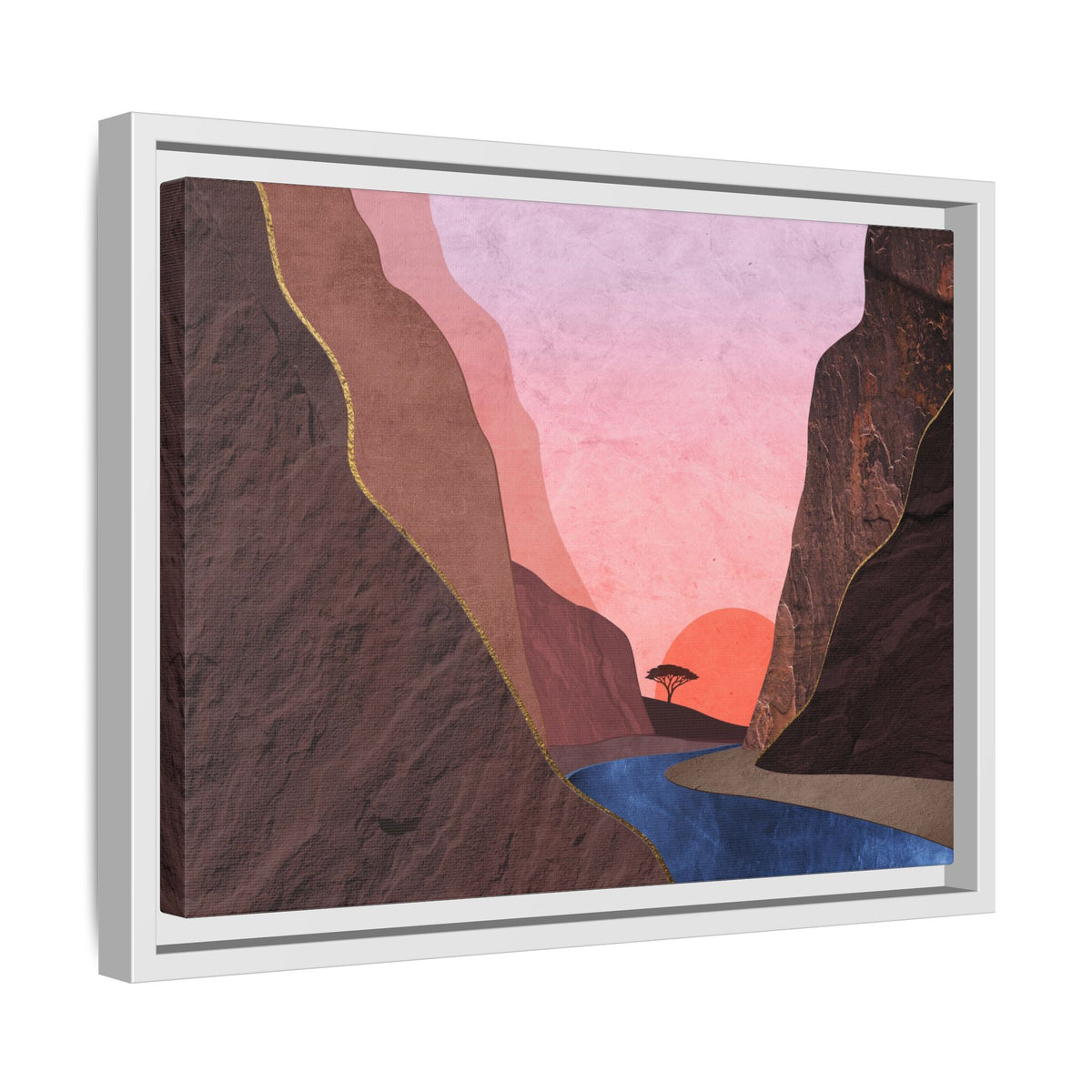 ILANGA 05 – Valley Sunset Canvas Wall Art