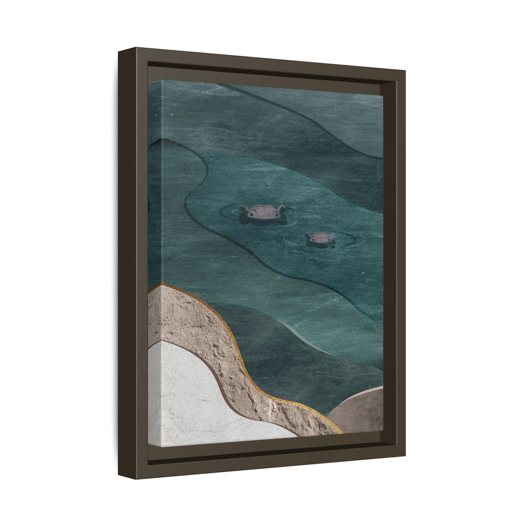 IMVUBU – Hippo Canvas Wall Art