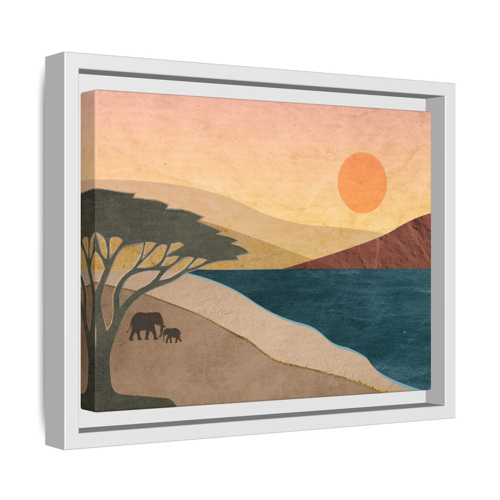 ILANGA 04 – Shoreline Elephant Canvas Wall Art