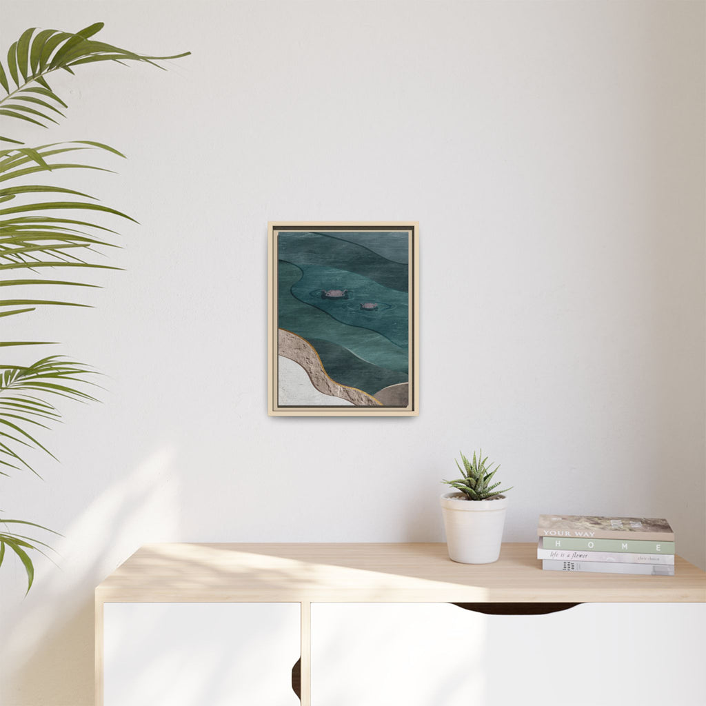 IMVUBU – Hippo Canvas Wall Art