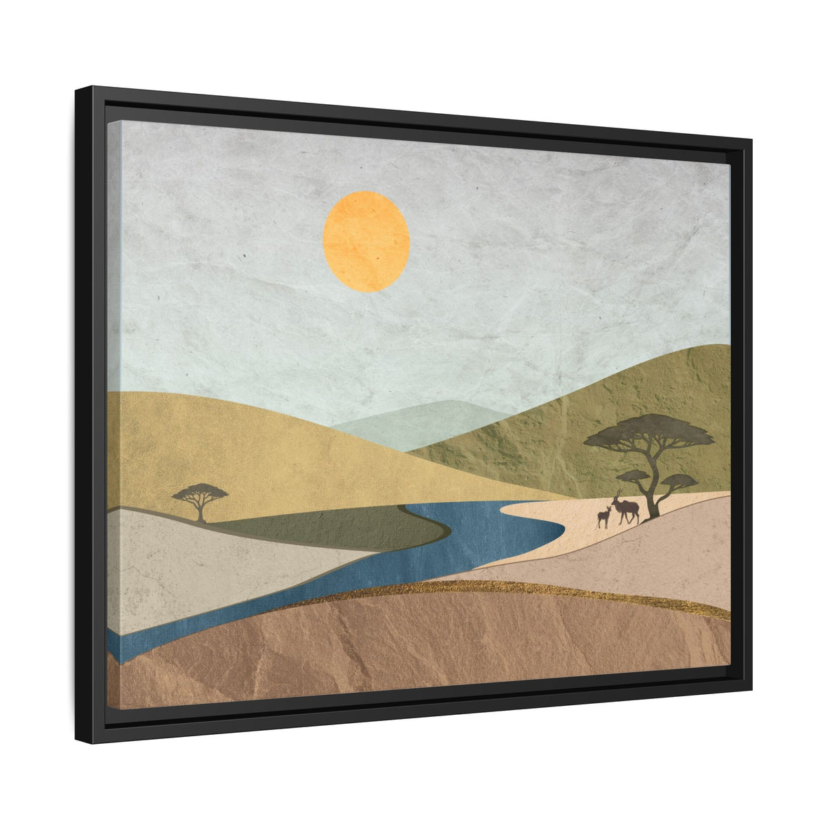 ILANGA 02 – Riverbed Antelope Canvas Wall Art