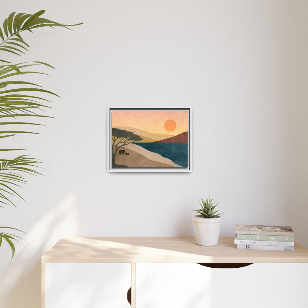 ILANGA 04 – Shoreline Elephant Canvas Wall Art