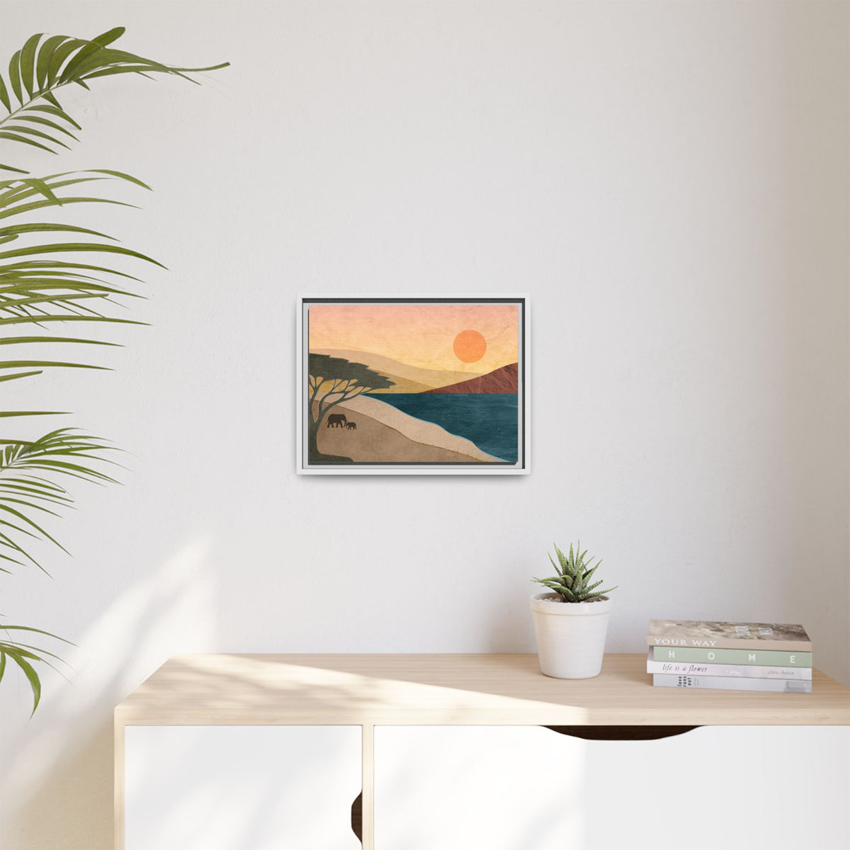 ILANGA 04 – Shoreline Elephant Canvas Wall Art