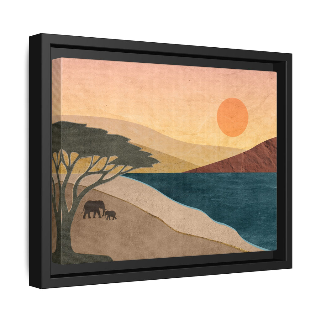 ILANGA 04 – Shoreline Elephant Canvas Wall Art