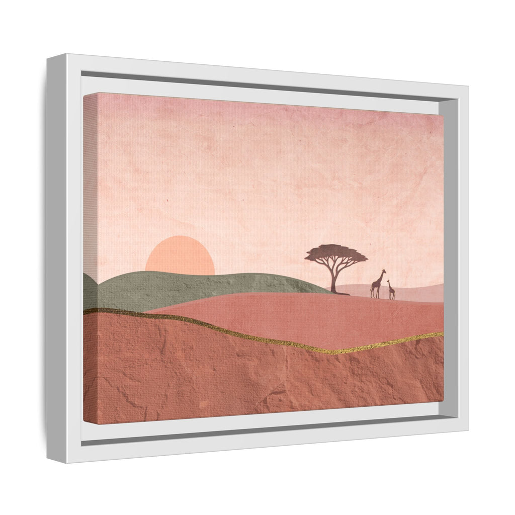 ILANGA 01 – Horizon Giraffe Sunrise Canvas Wall Art