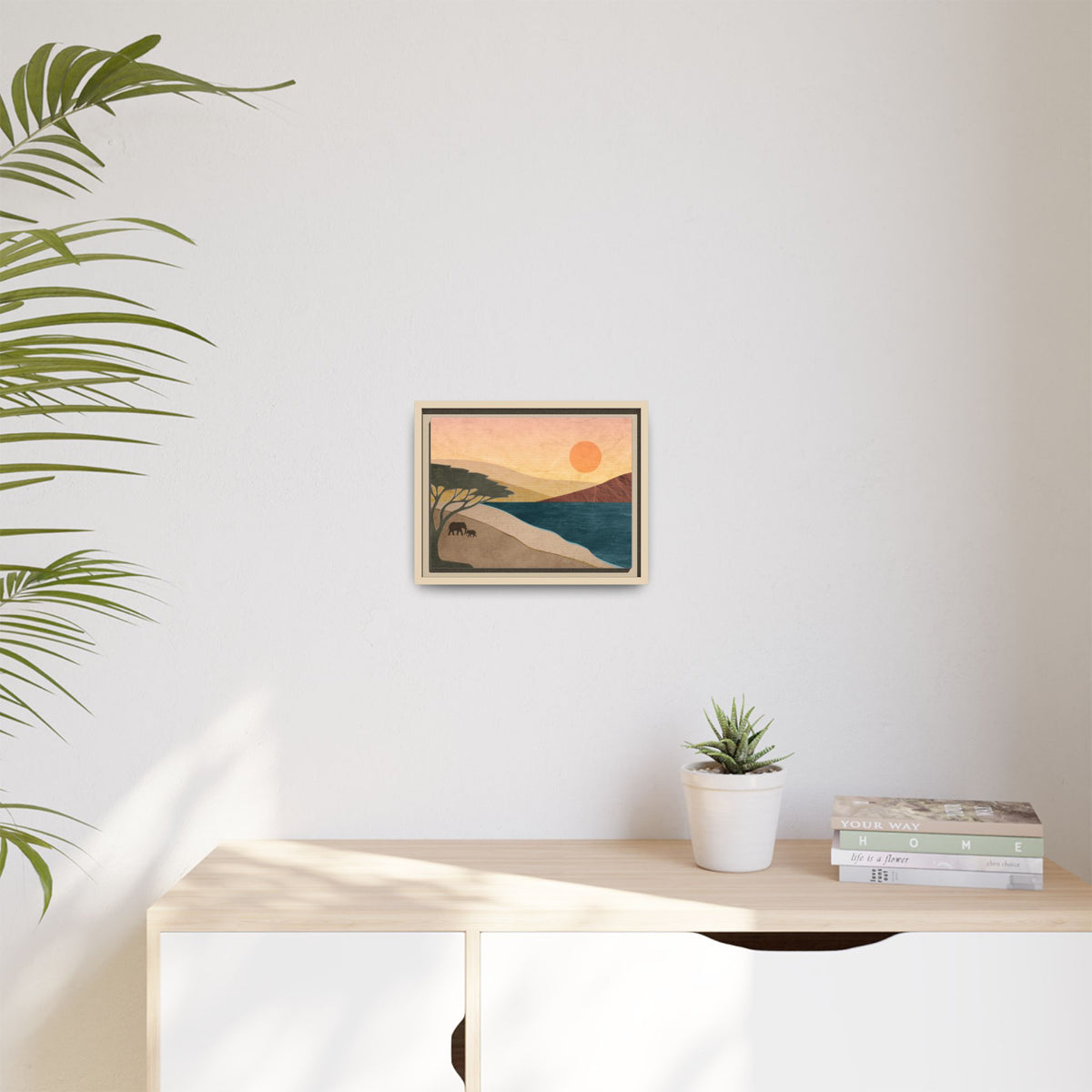 ILANGA 04 – Shoreline Elephant Canvas Wall Art