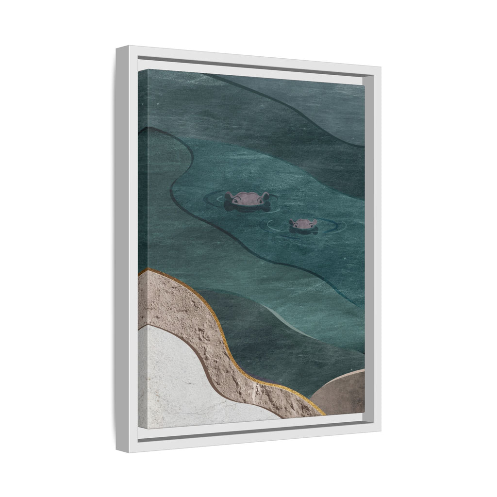 IMVUBU – Hippo Canvas Wall Art