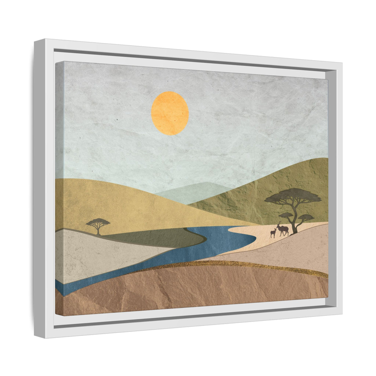 ILANGA 02 – Riverbed Antelope Canvas Wall Art