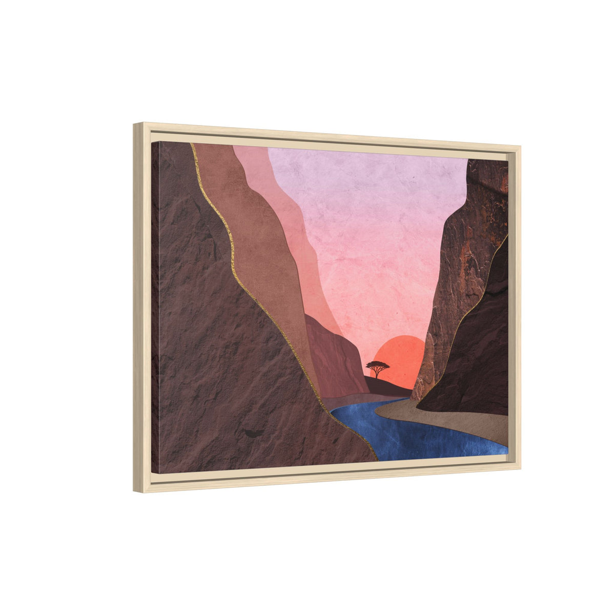 ILANGA 05 – Valley Sunset Canvas Wall Art