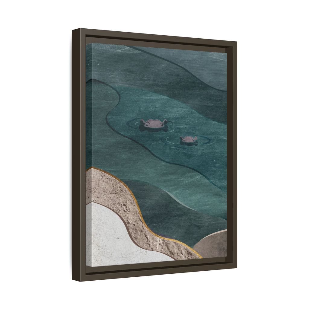 IMVUBU – Hippo Canvas Wall Art