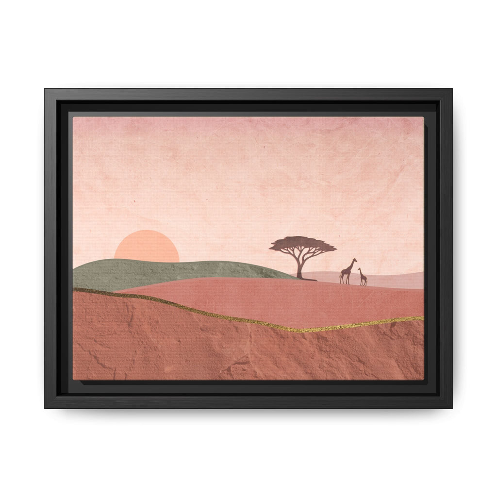 ILANGA 01 – Horizon Giraffe Sunrise Canvas Wall Art