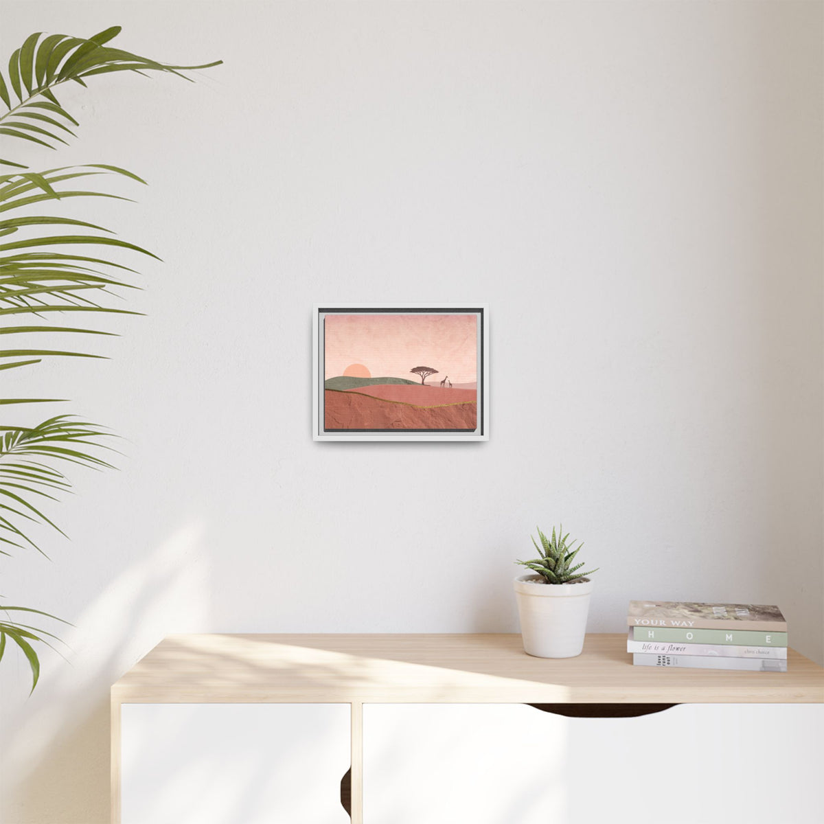 ILANGA 01 – Horizon Giraffe Sunrise Canvas Wall Art