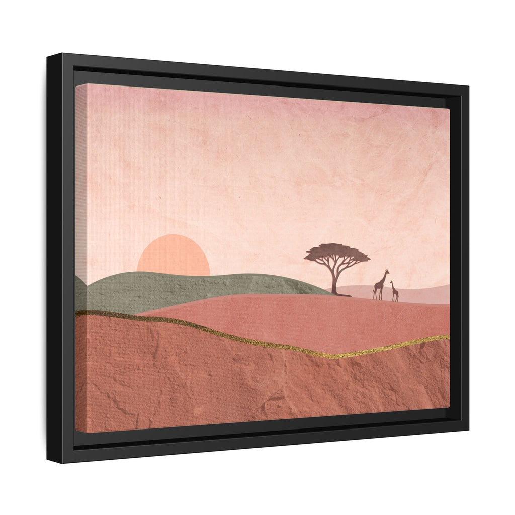 ILANGA 01 – Horizon Giraffe Sunrise Canvas Wall Art
