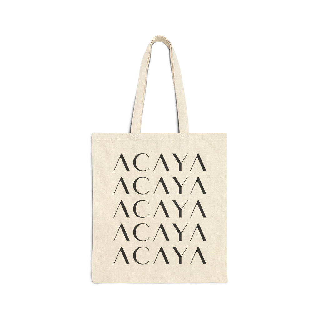 ACAYA Cotton Canvas Tote Bag, alternate view | ACAYA Studio