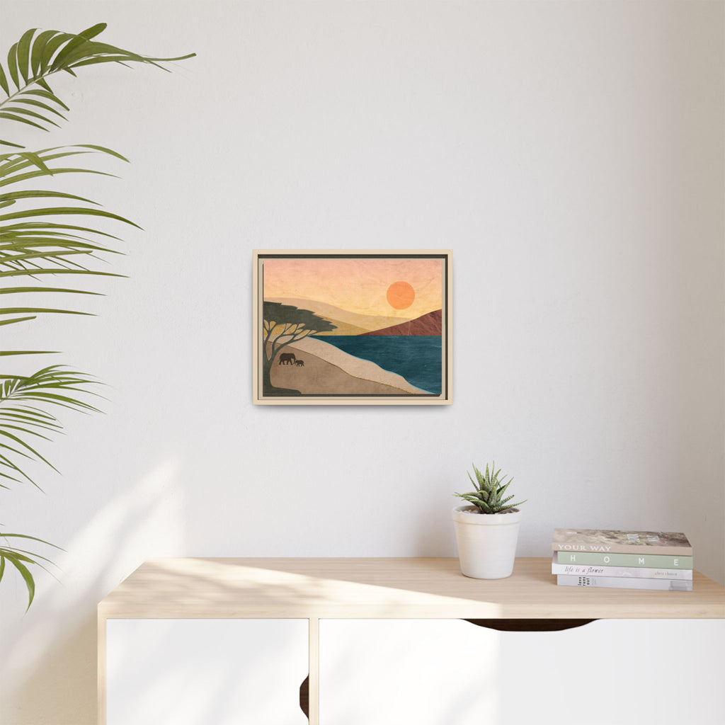 ILANGA 04 – Shoreline Elephant Canvas Wall Art