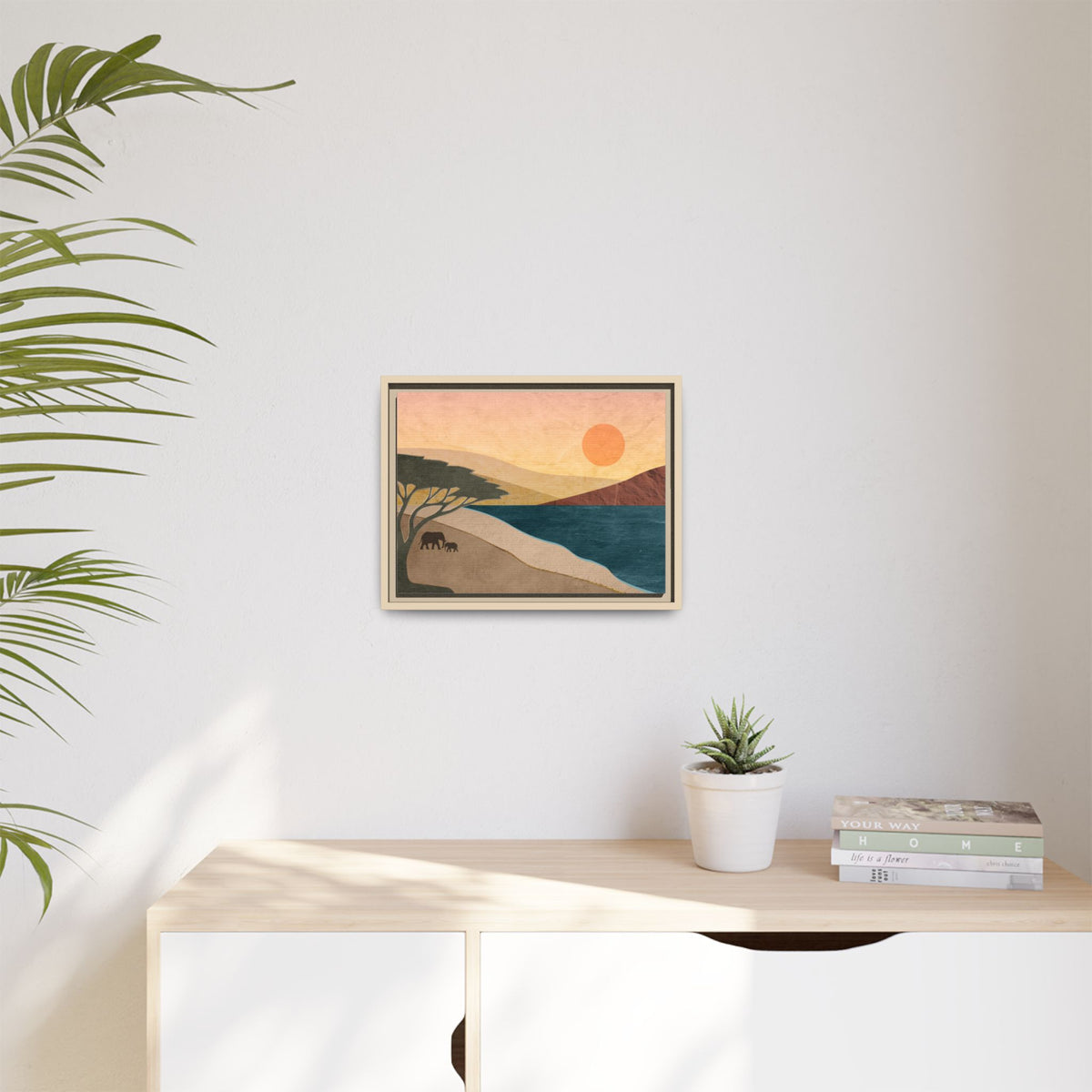 ILANGA 04 – Shoreline Elephant Canvas Wall Art