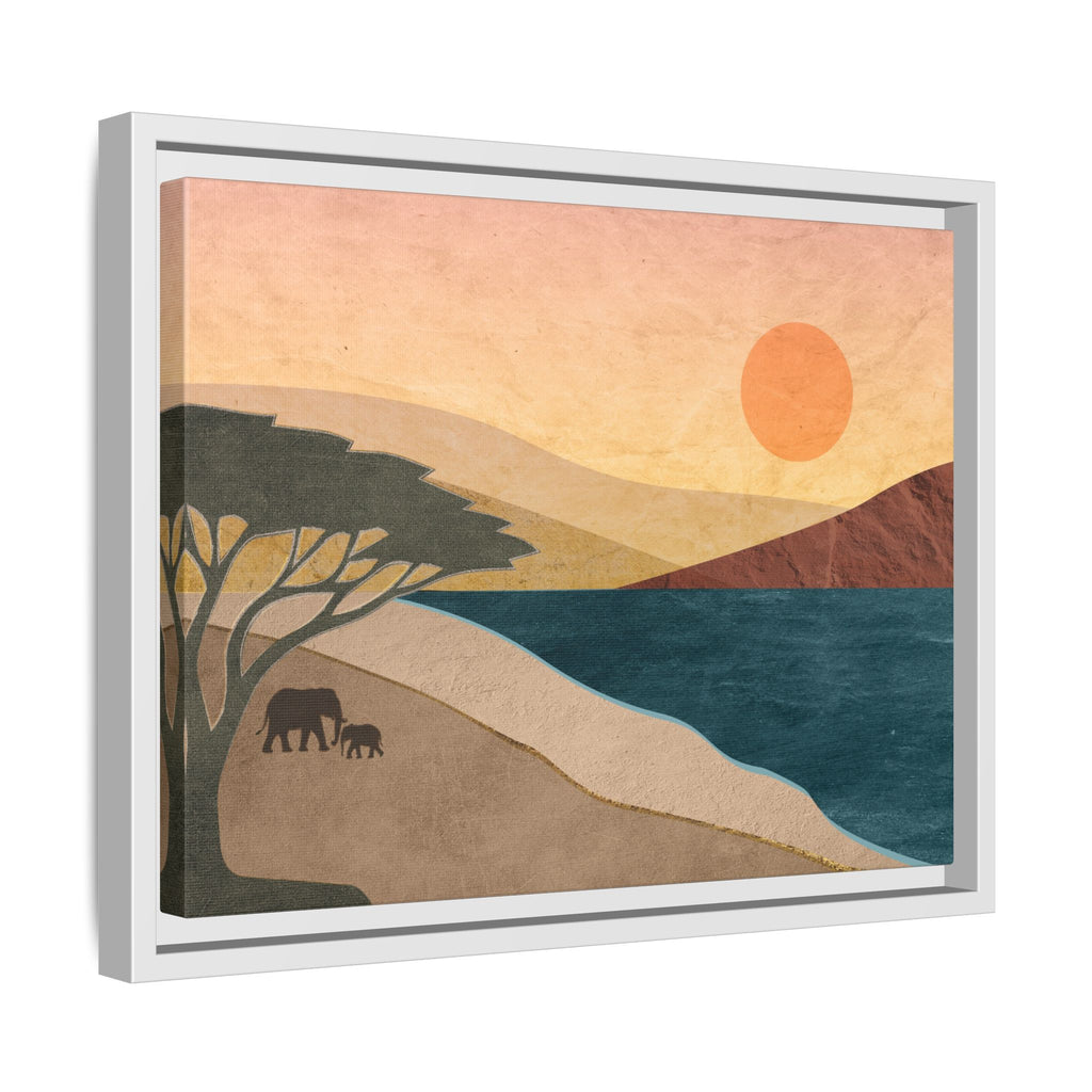 ILANGA 04 – Shoreline Elephant Canvas Wall Art