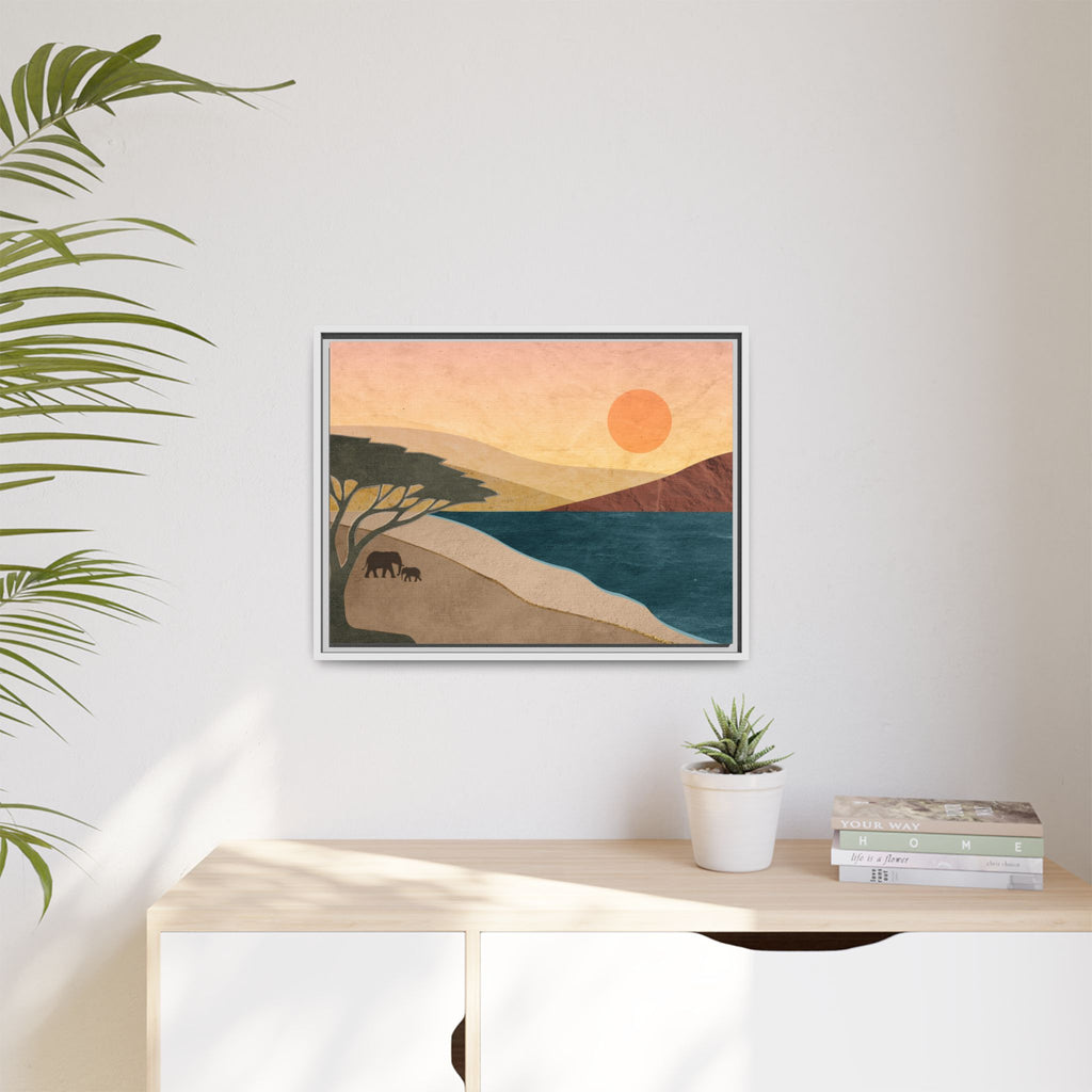 ILANGA 04 – Shoreline Elephant Canvas Wall Art