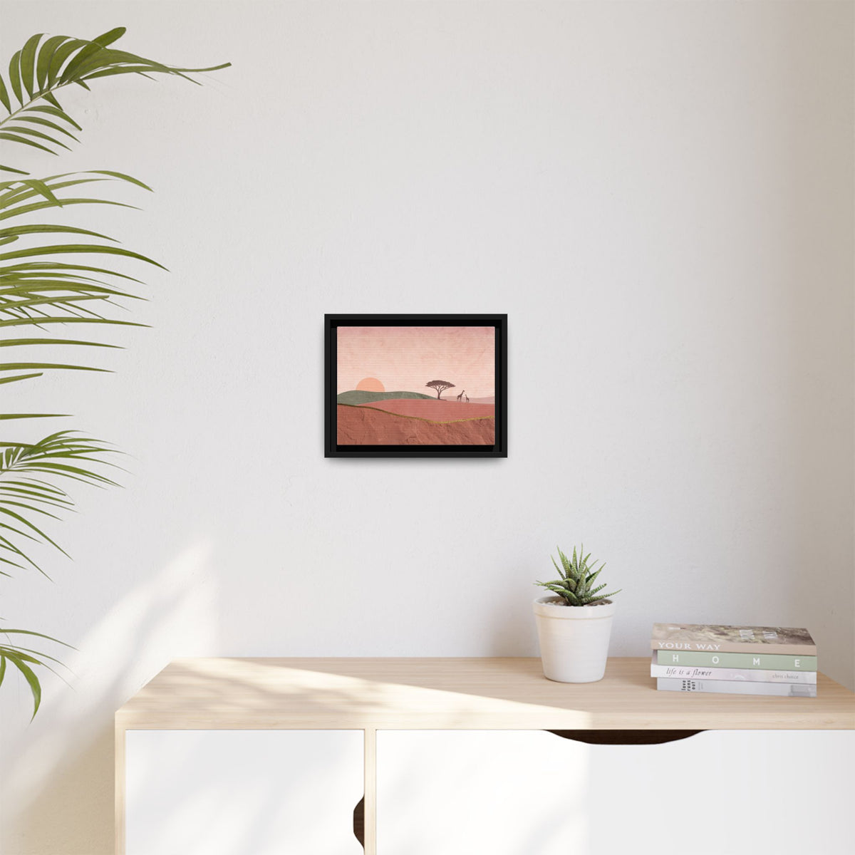 ILANGA 01 – Horizon Giraffe Sunrise Canvas Wall Art