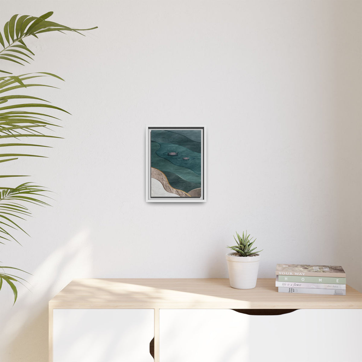 IMVUBU – Hippo Canvas Wall Art