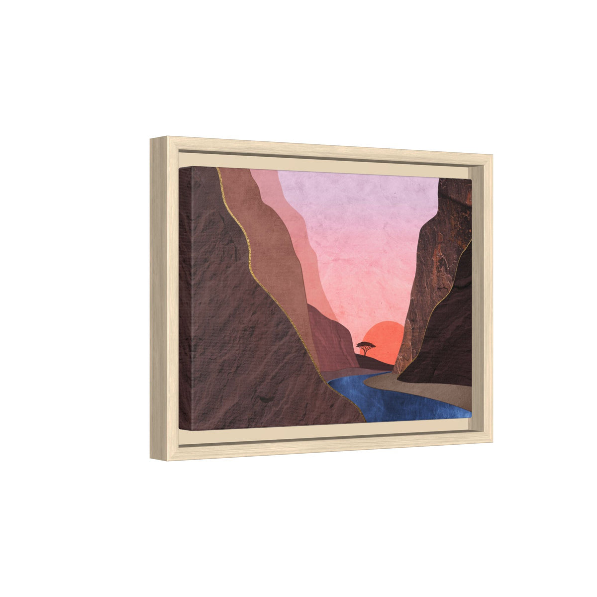 ILANGA 05 – Valley Sunset Canvas Wall Art