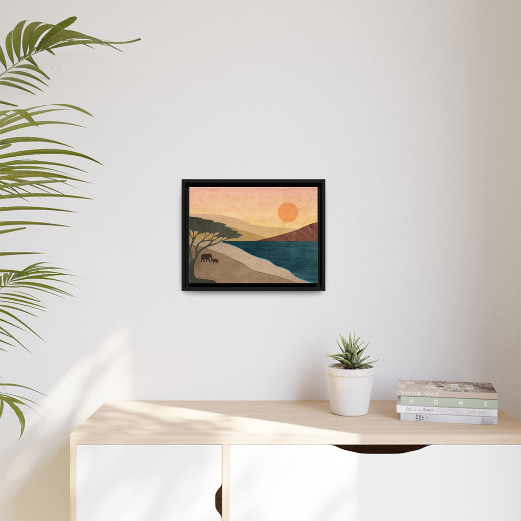 ILANGA 04 – Shoreline Elephant Canvas Wall Art