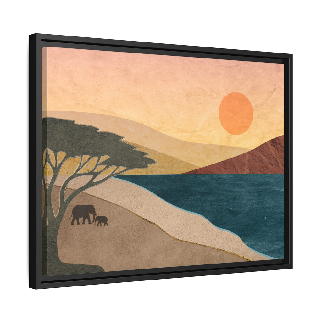ILANGA 04 – Shoreline Elephant Canvas Wall Art