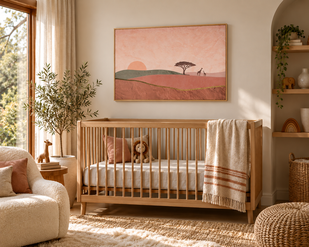 ILANGA 01 – Horizon Giraffe Sunrise Canvas Wall Art