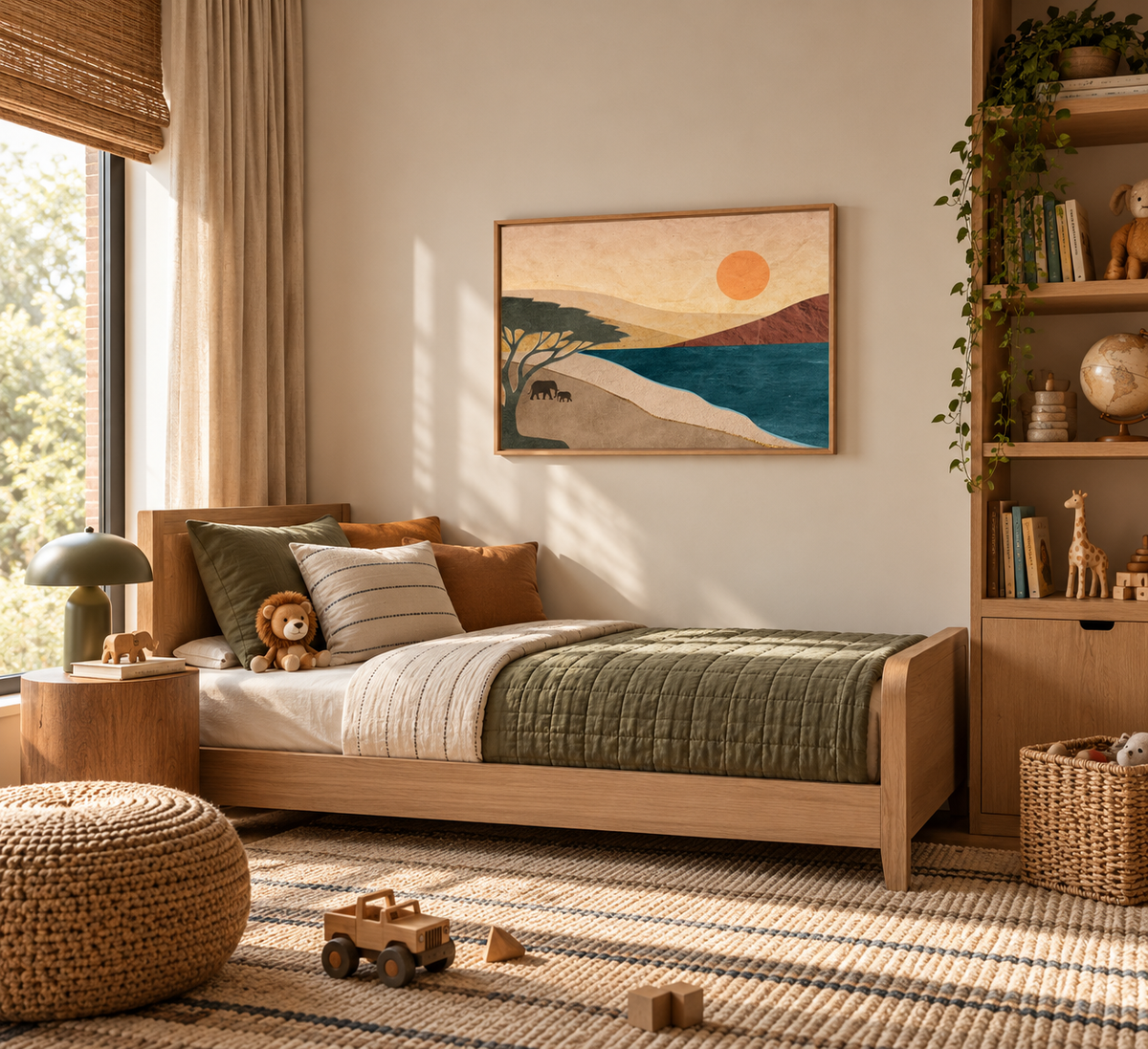 ILANGA 04 – Shoreline Elephant Canvas Wall Art