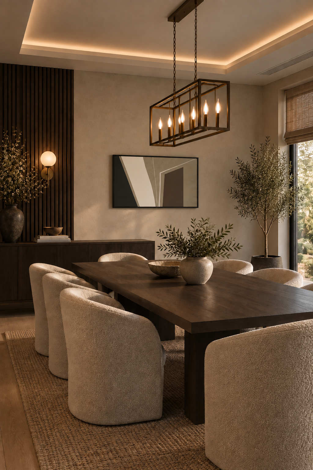 FORM 03 abstract wall art design — plastered stone field with a recessed dark void | ACAYA Studio FORM Series