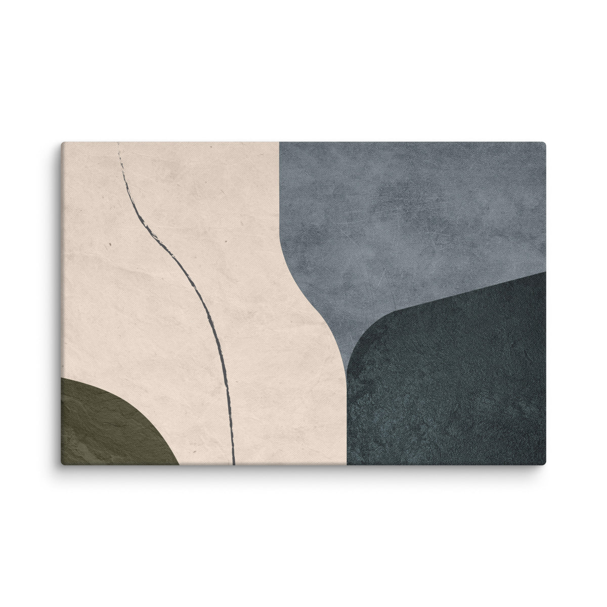 LITHIC 08 landscape canvas print, 16×24 on the wall | ACAYA Studio